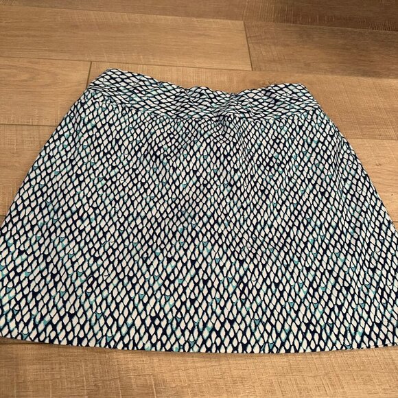 TAIL WOMENS BLUE PRINT TENNIS GOLF SKIRT SKORT SIZE 8 - Picture 2 of 7